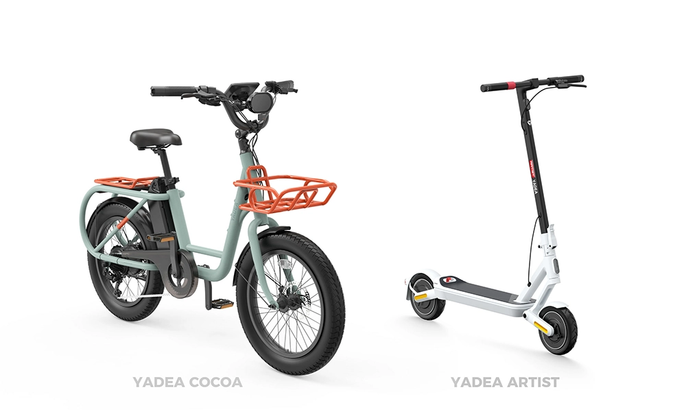 Yadea trae dos nuevos vehículos eléctricos para movilidad urbana